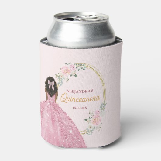 バラスタイリッシュ金ゴールドウォーター色バラキンセアニェラ 缶クーラー (缶正面)