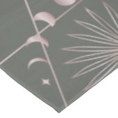 バラスタイリッシュ金ゴールドグレーパームリーフムーンフェイズアート テーブルクロス (アングル)