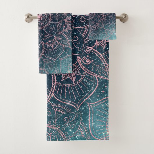 バラスタイリッシュ金ゴールドマンダラブルーネブラスターズ バスタオルセット (インサイチュ)