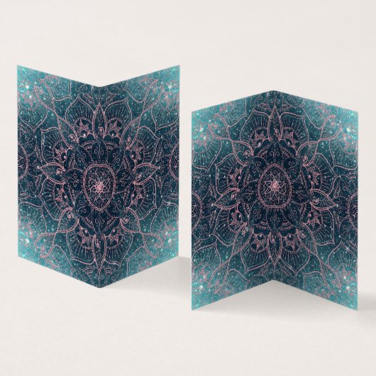 バラスタイリッシュ金ゴールドマンダラブルーネブラスターズ 名刺 (内部&外部)