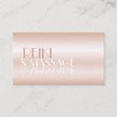 バラスタイリッシュ金ゴールド鏡フォントプロフェッショナルラグジュアリー 名刺 (正面)