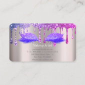 バラスタイリッシュ金ゴールド、グリッタードリップスまつげ 名刺 (裏面)