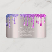 バラスタイリッシュ金ゴールド、グリッタードリップスまつげ 名刺 (裏面)