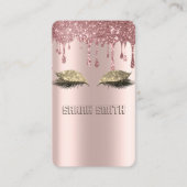 バラスタイリッシュ金ゴールド、グリッタードリップスまつげ 名刺 (正面)