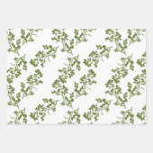 バラステムと縁どストライプの組み合わせ包装 ラッピングペーパーシート (正面2)