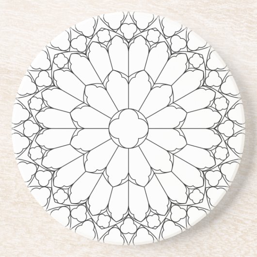 バラステンドグラス コースター (正面)