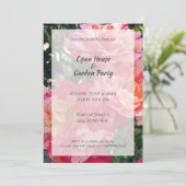 バラストライプのズオープンハウスガーデンパーティの招待状 招待状 (スタンド正面)
