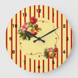 バラストライプウォールクロック ラージ壁時計