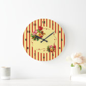バラストライプウォールクロック ラージ壁時計 (ホーム)