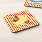 バラストライプコルクコースター コースター (左側)