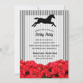 バラストライプズダービー競馬パーティの招待状 (正面)