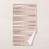 バラストライプ金ゴールド バスタオルセット (ハンドタオル)