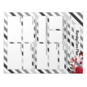 バラストライプ_看護計気に画 ノートパッド (正面)