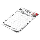 バラストライプ_週間の概要 ノートパッド (アングル)