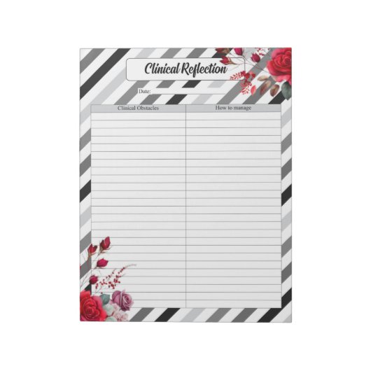 バラストライプn_臨床反射 ノートパッド (回転)