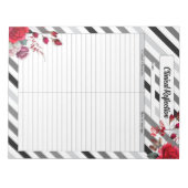 バラストライプn_臨床反射 ノートパッド (正面)