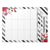 バラストライプn_重要な方程式 ノートパッド (正面)