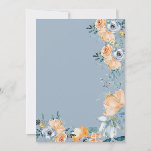 バラストリングライツダスティブルー35誕生日 招待状 (裏面)