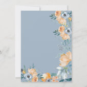 バラストリングライツダスティブルー60誕生日 招待状 (裏面)