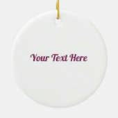 バラスノーフレークオンホワイト セラミックオーナメント (裏面)