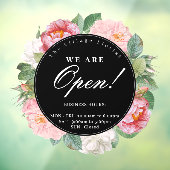 バラスフローララウンド営業時間(黒) ウィンドウサイン (シート3)