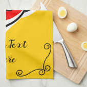 バラスペインのコーナー文字キッチンタオル縦 キッチンタオル (四つ折り)