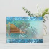 バラスペインの先住民アステカペルーキンセアニェラ招待状 招待状 (スタンド正面)