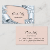 バラスモーキーブルー3Dメイクアップイベントプランナー 名刺 (正面/裏面)