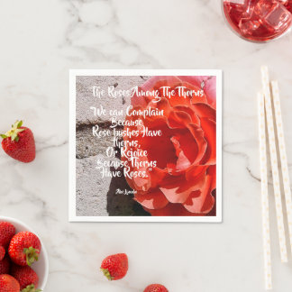 バラズインザソーンズペーパーナプキン スタンダードカクテルナプキン