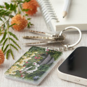 バラズイン開花&ガゼボバラガーデンアットザ キーホルダー (正面右)