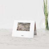 バラズウ素朴ッドアンドレースサンキューカード サンキューカード (裏面)