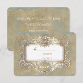 バラズオブホワイト – 結婚式招待状コレクション 招待状 (正面/裏面)