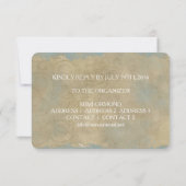 バラズオブホワイト – 結婚式招待状コレクション 招待状 (裏面)