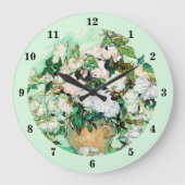 バラズバイビンセント・ヴァン・ゴッホ ラージ壁時計 (正面)