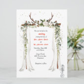 バラズ素朴ウッドライトグリーンリーホワイトローズフローラ (スタンド正面)