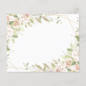 バラタイムカプセ結婚ルのアニバーサリーカードフライヤー チラシ (裏面)