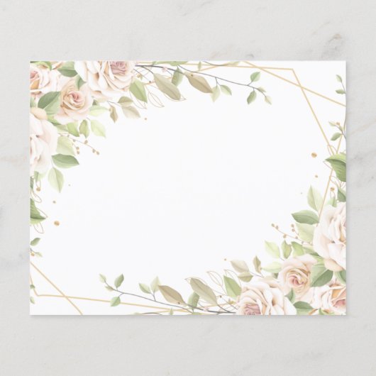 バラタイムカプセ結婚ルのアニバーサリーカードフライヤー チラシ (裏面)