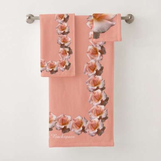 バラタオルセットパーソナライズされたワイルドバラタオル バスタオルセット (インサイチュ)