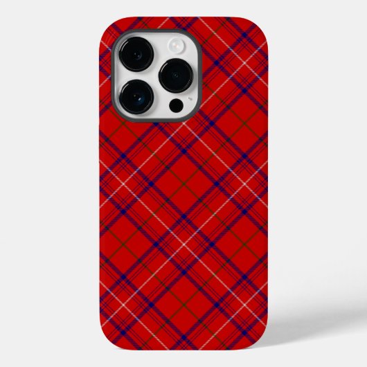 バラタータンチェックレッドブループレイド Case-Mate iPhoneケース (裏面)