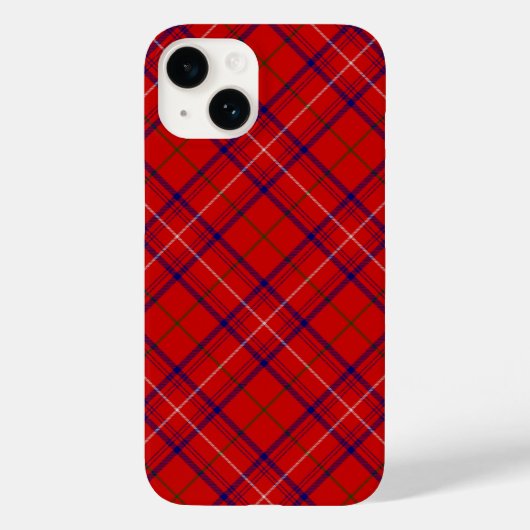 バラタータンチェックレッドブループレイド Case-Mate iPhoneケース (裏面)