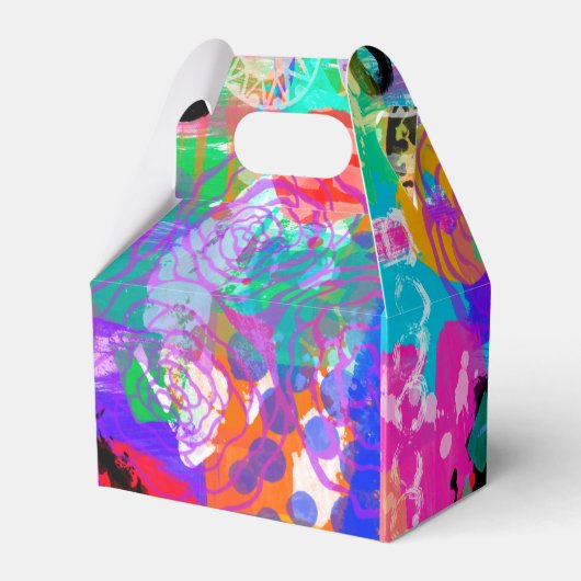 バラダイアモンド絵を描デジタル（ばちゃばちゃ）跳ねるパーティー フェイバーボックス (裏面サイド)