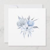 *~*バラダスティブルーフローラAR15 WEDING RSVP +受信 招待状 (裏面)