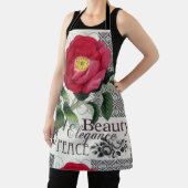 バラダマスクかわいらしフローラアンティーク エプロン (インサイチュ)