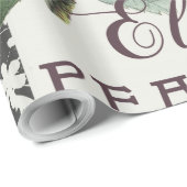 バラダマスクかわいらしフローラアンティーク ラッピングペーパー (ロールコーナー)