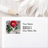 バラダマスクかわいらしフローラアンティーク ラベル (インサイチュ)