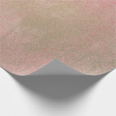 バラチャンペーンセピアフォキエ金ゴールド抽象芸術 ラッピングペーパー (角)