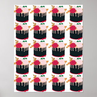 バラチョコレートケーキおもしろい – チョコレートラバーギフト ポスター