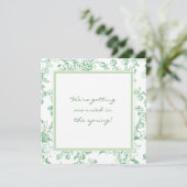 バラチンツフローラルパターン セーブザデート (スタンド正面)