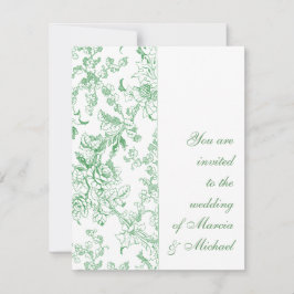 バラチンツフローラルパターン 招待状