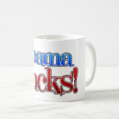 バラックのオバマの最低 コーヒーマグカップ (正面右)